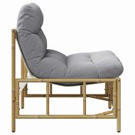 Градински стол 2 pcs Светлосиво 75 x 75 x 71 см Стомана