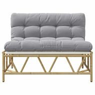 Градинска пейка Светлосиво 110 x 75 x 71 см Стомана