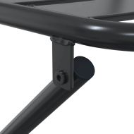 Градински бистро комплект 3 pcs Антрацит Стомана