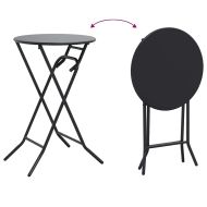 Градинска маса Антрацит 50 x 50 x 72 cm Метал