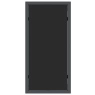 Шезлонги 2-човек 3 pcs Черно и антрацит Стомана