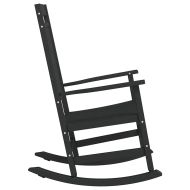 Люлеещ се стол Черно 84 x 65 x 114 см Смола