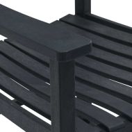 Люлеещ се стол Черно 84 x 65 x 114 см Смола