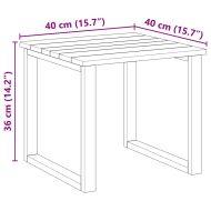 Маса Естествен 40 x 40 x 36 cm Импрегнирано борово дърво