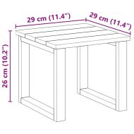 Маса 3 pcs Естествен Импрегнирано борово дърво