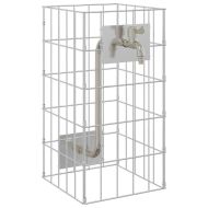 Габионен кран Сребрист 26 x 25 x 50 см Неръждаема стомана