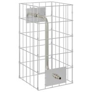 Габионен кран Сребрист 26 x 25 x 50 см Неръждаема стомана