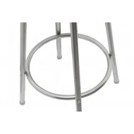 Бар столове 2 бр, кафяви, стомана