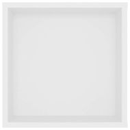 ТВ шкаф за стенен монтаж, бял, 102x35x35 см, инженерно дърво