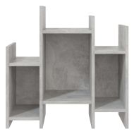 Страничен шкаф, бетонно сив, 60x26x60 см, инженерно дърво