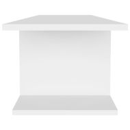 ТВ шкаф за стенен монтаж, бял, 103x30x26,5 см