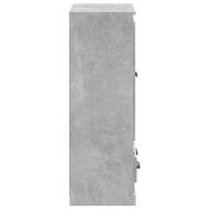 Висок шкаф, бетонно сив, 60x35,5x103,5 см, инженерно дърво