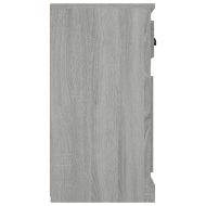 Сайдборд, сив сонома, 70x35,5x67,5 см, инженерно дърво