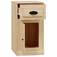 Страничен шкаф с чекмедже сонома дъб 40x50x75см инженерно дърво
