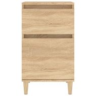 Нощни шкафчета, 2 бр, сонома дъб, 40x35x70 см