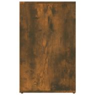 Шкаф за гримиране, Опушен дъб, 80x40x65 см, инженерно дърво
