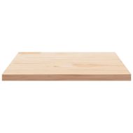 Плот за маса 80x80x2,5 см, масивна дървесина, бор, квадратен