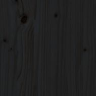 Градински сандък, черен, 40x40x78 см, бор масив