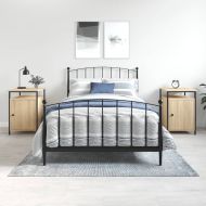 Нощни шкафчета, 2 бр, сонома дъб, 40x42x60 см, инженерно дърво