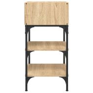 Нощни масички, 2 бр, сонома дъб, 35x34,5x70 см, инженерно дърво