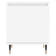 Нощни шкафчета 2 бр бели 40x30x50 см инженерно дърво