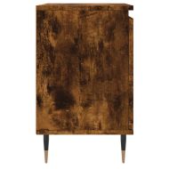 Нощни шкафчета 2 бр опушен дъб 40x30x50 см инженерно дърво