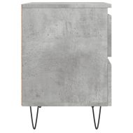 Нощни шкафчета 2 бр бетонно сив 40x35x50 см инженерна дървесина