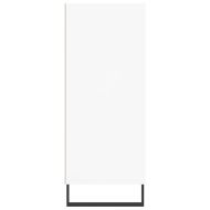 Висок шкаф, бял, 57x35x90 см, инженерно дърво