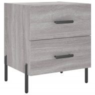 Нощни шкафчета 2 бр сив сонома 40x35x47,5 см инженерно дърво