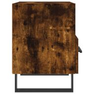 Нощни шкафчета 2 бр опушен дъб 40x35x47,5 см инженерно дърво