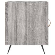 Нощни шкафчета, 2 бр, сив сонома, 40x40x50 см, инженерно дърво