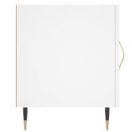 Нощни шкафчета 2 бр бели 40x40x50 см инженерно дърво