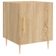 Нощни шкафчета 2 бр дъб сонома 40x40x50 см инженерно дърво