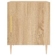 Нощни шкафчета 2 бр дъб сонома 40x40x50 см инженерно дърво
