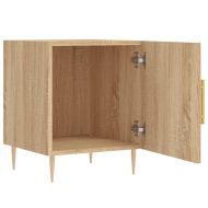 Нощни шкафчета 2 бр дъб сонома 40x40x50 см инженерно дърво