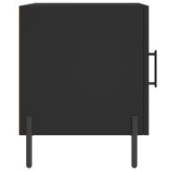 Нощни шкафчета 2 бр черни 40x40x50 см инженерно дърво