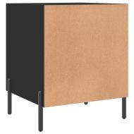 Нощни шкафчета 2 бр черни 40x40x50 см инженерно дърво