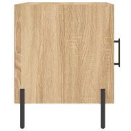 Нощни шкафчета 2 бр дъб сонома 40x40x50 см инженерно дърво