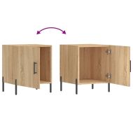 Нощни шкафчета 2 бр дъб сонома 40x40x50 см инженерно дърво