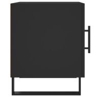 Нощни шкафчета 2 бр черни 40x40x50 см инженерно дърво