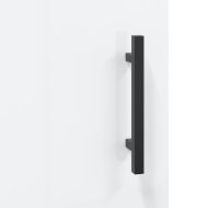 Нощни шкафчета 2 бр бял гланц 40x40x50 см инженерно дърво