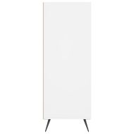 Библиотека бяла 69,5x32,5x90 см инженерно дърво