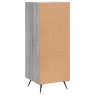 Сайдборд, сив сонома, 34,5x34x90 см, инженерно дърво