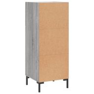 Сайдборд, сив сонома, 34,5x34x90 см, инженерно дърво