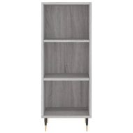 Сайдборд, сив сонома, 34,5x32,5x90 см, инженерно дърво