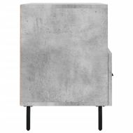 ТВ шкаф, бетонно сив, 80x36x50 см, инженерно дърво