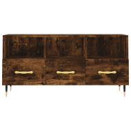 ТB шкаф, опушен дъб, 102x36x50 см, инженерно дърво