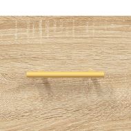 Кафе маса, дъб сонома, 50x50x40 см, инженерно дърво