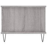 Кафе маса, сив сонома, 90x50x40 см, инженерно дърво