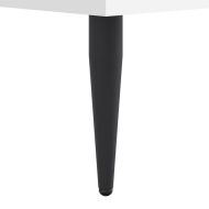 Шкаф за обувки, бял, 60x35x105 см, инженерно дърво